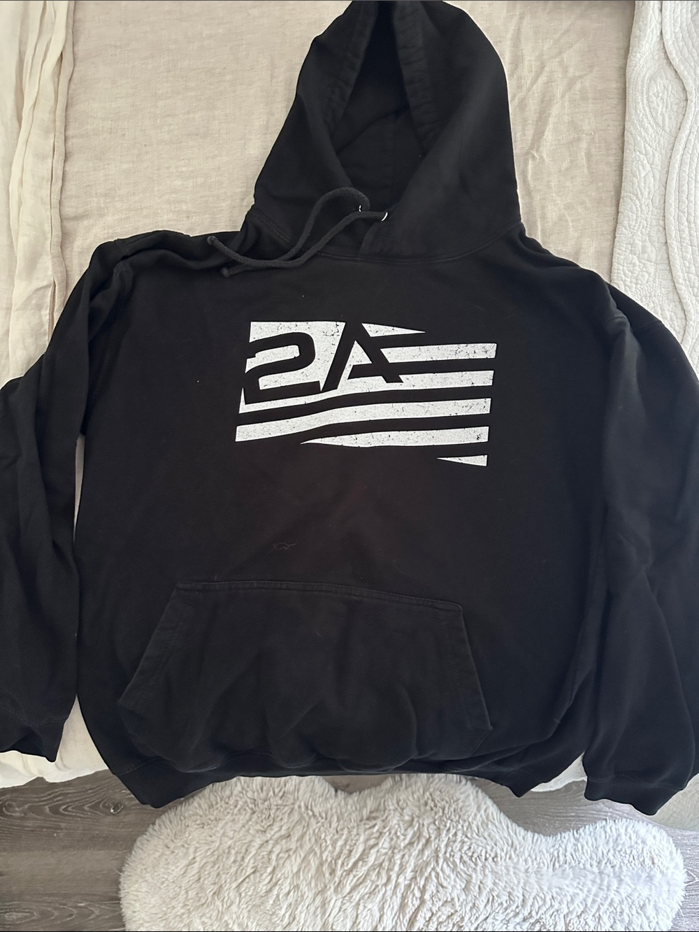 Black Pullover Green Top Shooting Range Hoodie